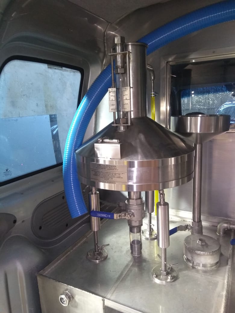 Microblasted interior surface